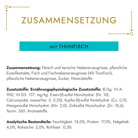 GOURMET Gold Raffiniertes Ragout mit Thunfisch