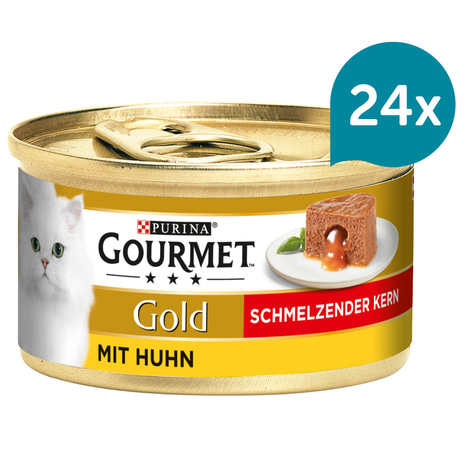 GOURMET Gold Schmelzender Kern mit Huhn