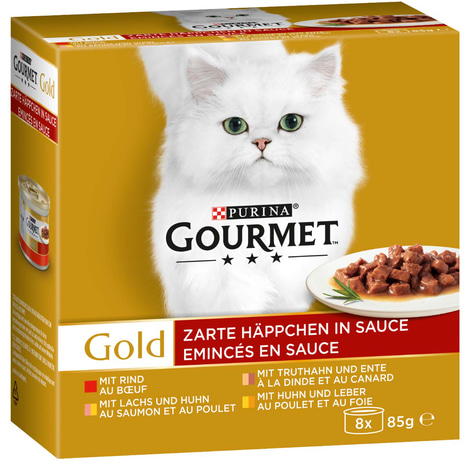 GOURMET Gold Zarte Häppchen in Sauce Mixpaket kaufen bei ZooRoyal