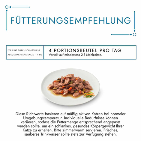 GOURMET Perle Erlesene Streifen in Sauce mit Kalb und Gemüse