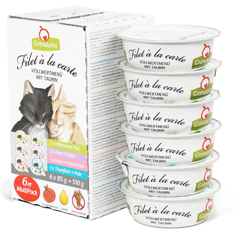 GranataPet Filet à la carte Multipack 6 x 85g