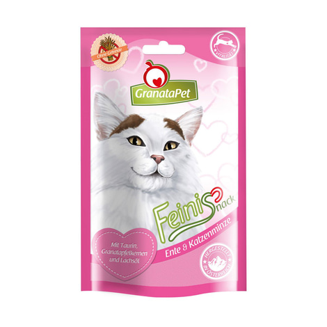 GranataPet Katzensnack Feinis Ente & Katzenminze
