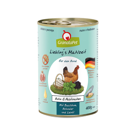 GranataPet Liebling's Mahlzeit Huhn und Pastinaken