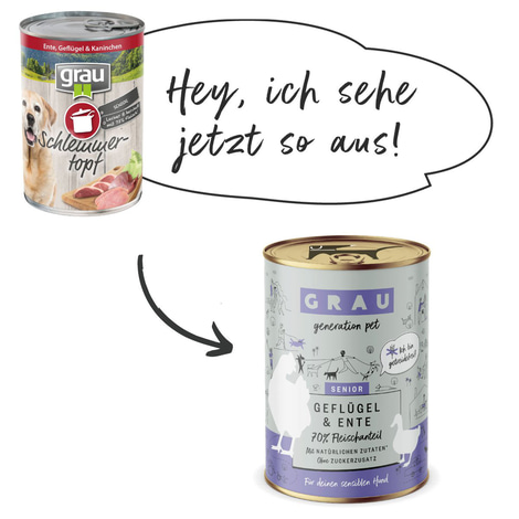GRAU Senior Geflügel & Ente