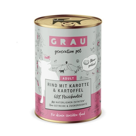 GRAU Rind mit Karotte & Kartoffel