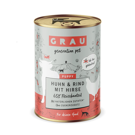 GRAU Puppy/Junior Huhn & Rind