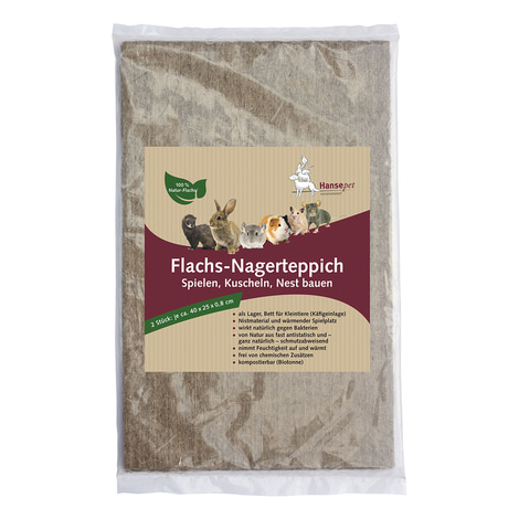 Hansepet Flachs-Nagerteppich