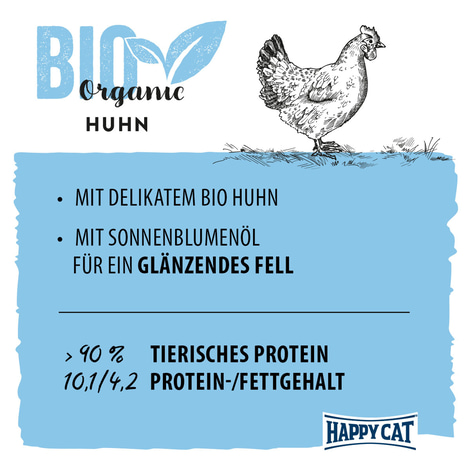 Happy Cat Bio Pouch Huhn