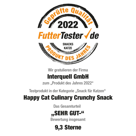Happy Cat Culinary Crunchy Snack See-Kabeljau
