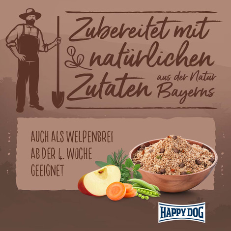 Happy Dog Premium NaturCroq Flocken Vollkost 10kg