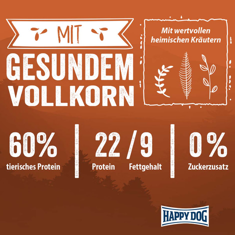 Happy Dog NaturCroq Rind & Reis