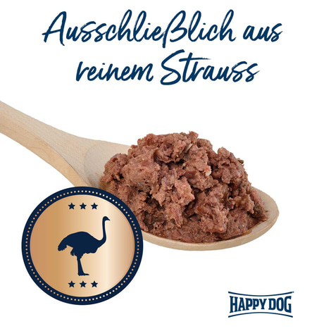Happy Dog Sensible Pure Africa (Strauß) 12x400g