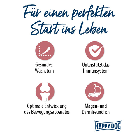 Happy Dog Supreme Sensible Puppy Huhn, Lachs & Kartoffel