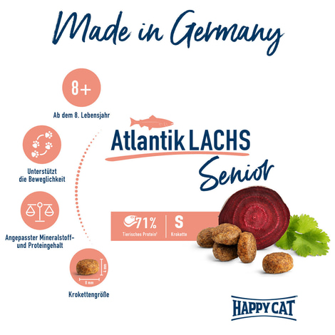 Happy Cat Senior Atlantik Lachs