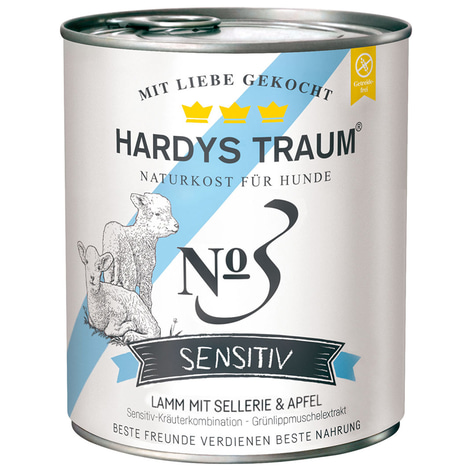 Hardys Traum Nassfutter Sensitiv No. 3 Lamm