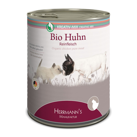 Herrmanns Bio Hunde- und Katzen-Ergänzungsfutter 100% Huhn