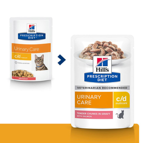 Hill's Prescription Diet c/d MC mit Lachs 12x85g