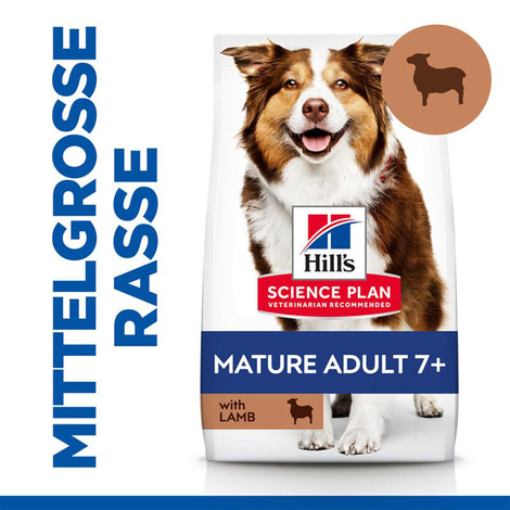Hill's Science Plan Hund Medium Mature Adult 7+ Lamm & Reis 14kg
