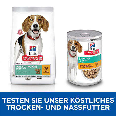 Hill's Science Plan Hund Perfect Weight Medium Adult Huhn 2kg