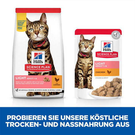 Hill's Science Plan Katze Light Adult Huhn