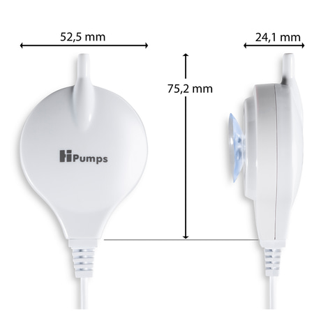 HPumps Belüfterpumpe Nano Piezo weiß 18l/h