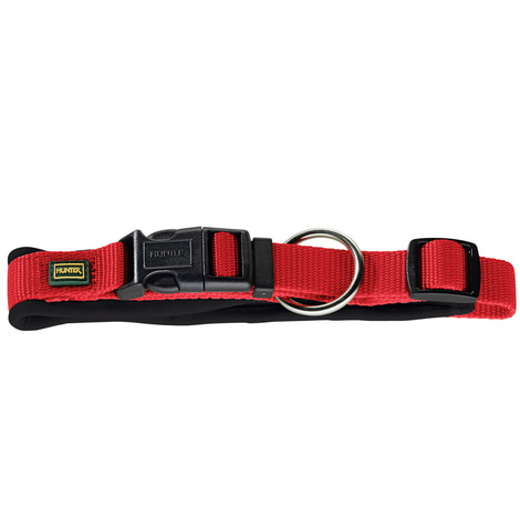 Hunter Neopren Vario Plus Halsung rot/schwarz