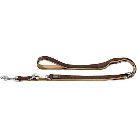 Hunter Neopren verstellbare Führleine, braun/karamell 200cm