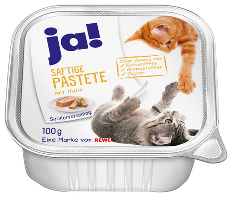 ja! Katzennassfutter Mixpaket Saftige Pastete
