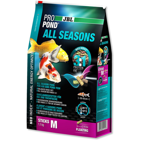 JBL ProPond Ganzjahresfutter für Koi und Teichfische