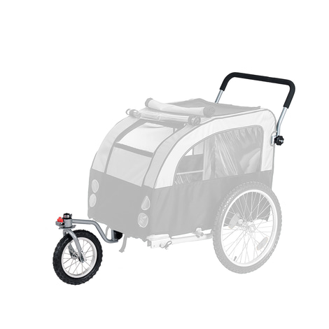 Joggerfunktion für Doggy Liner Paris De Luxe Teflon® grau-schwarz