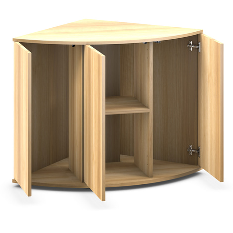 Juwel Eck-Aquarium Unterschrank SBX für Trigon 190 helles Holz