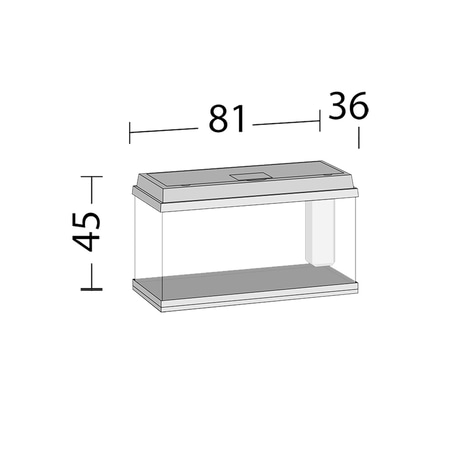 Juwel Aquarium Primo 110 schwarz