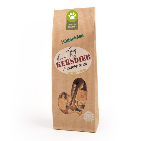 Keksdieb Hundekeks Hüttenkäse-Parmesan Ecken