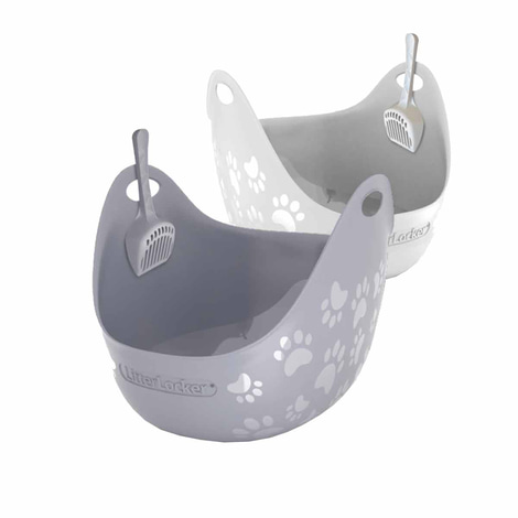 LitterLocker® Katzentoilette LitterBox weiß