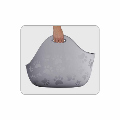 LitterLocker® Katzentoilette LitterBox grau