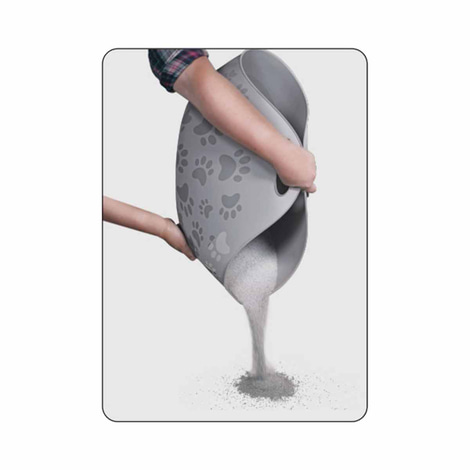 LitterLocker® Katzentoilette LitterBox grau
