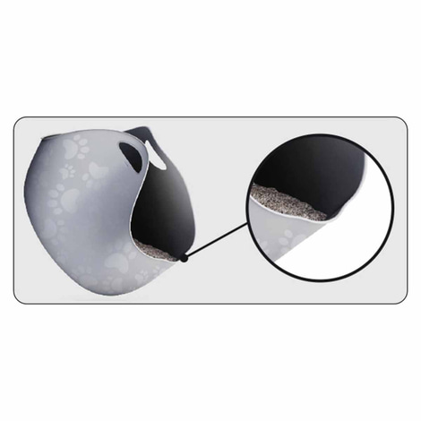 LitterLocker® Katzentoilette LitterBox grau