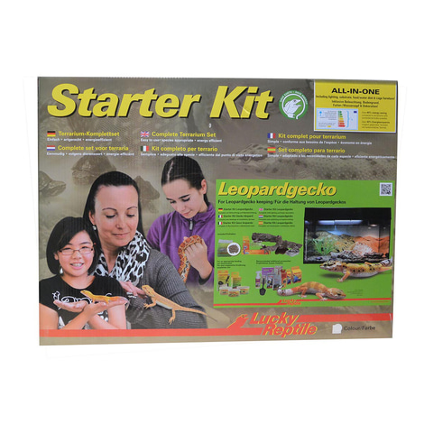 Lucky Reptile Terrarium Starter Kit 80 cm "Leopardgecko"