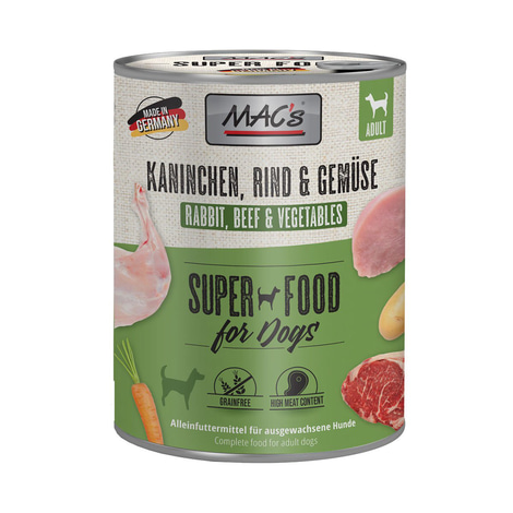 MAC's Dog Rind und Gemüse
