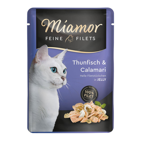 Miamor Feine Filets Thunfisch und Calamari im Frischebeutel