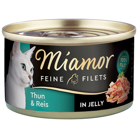 Miamor Katzenfutter Feine Filets in Jelly Thunfisch und Reis