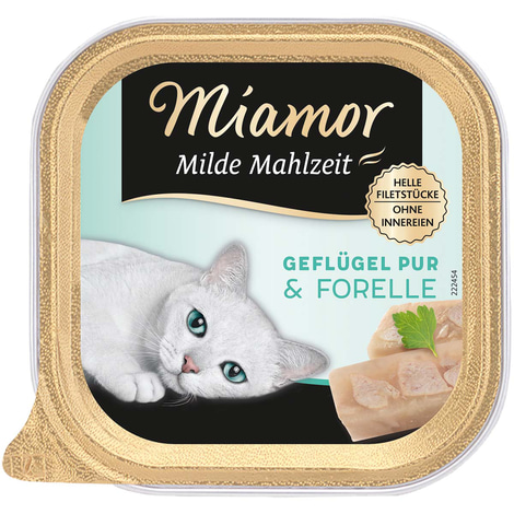 Miamor Milde Mahlzeit Geflügel Pur & Forelle