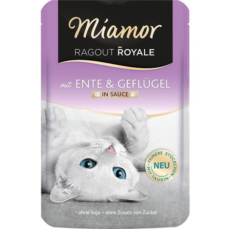 Miamor Ragout Royale Ente & Geflügel in Sauce