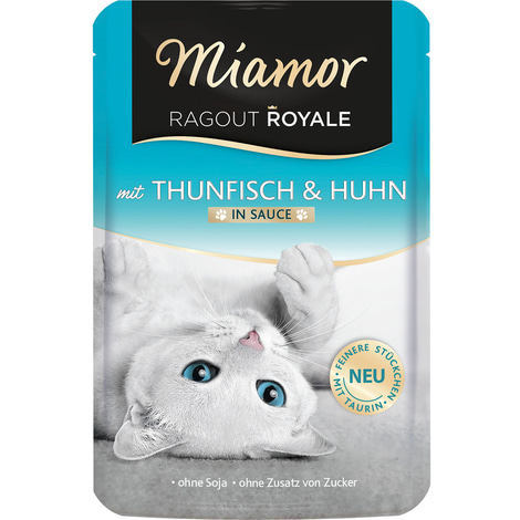 Miamor Ragout Royale in Sauce Thunfisch und Huhn
