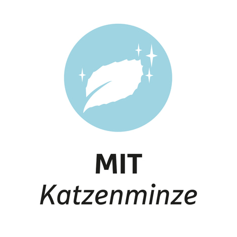 ZooRoyal Katzenspielzeug Maus mit Katzenminze grau