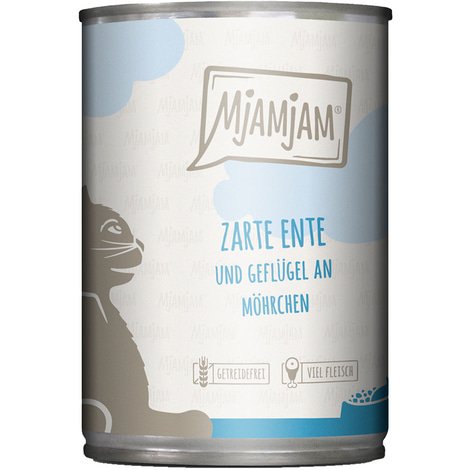 MjAMjAM zarte Ente&Geflügel an leckeren Möhrchen