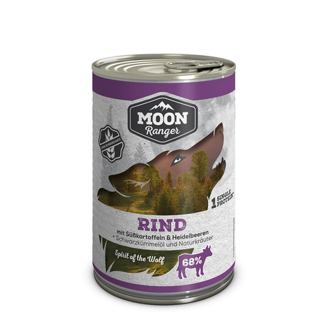 MOON Ranger Rind mit Süßkartoffeln & Heidelbeeren