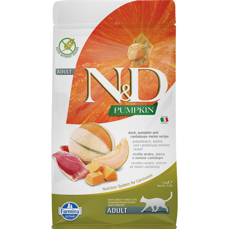 N&D Cat Pumpkin Adult mit Ente, Kürbis & Melone