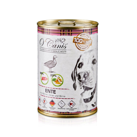 O'Canis Entenfleisch mit Hirse und Birne