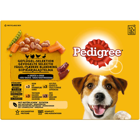 PEDIGREE Pouch Adult Geflügel Selektion Multipack